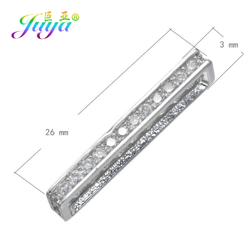 Бусины Juya DIY принадлежности для ювелирных изделий кубический цирконий 3/5