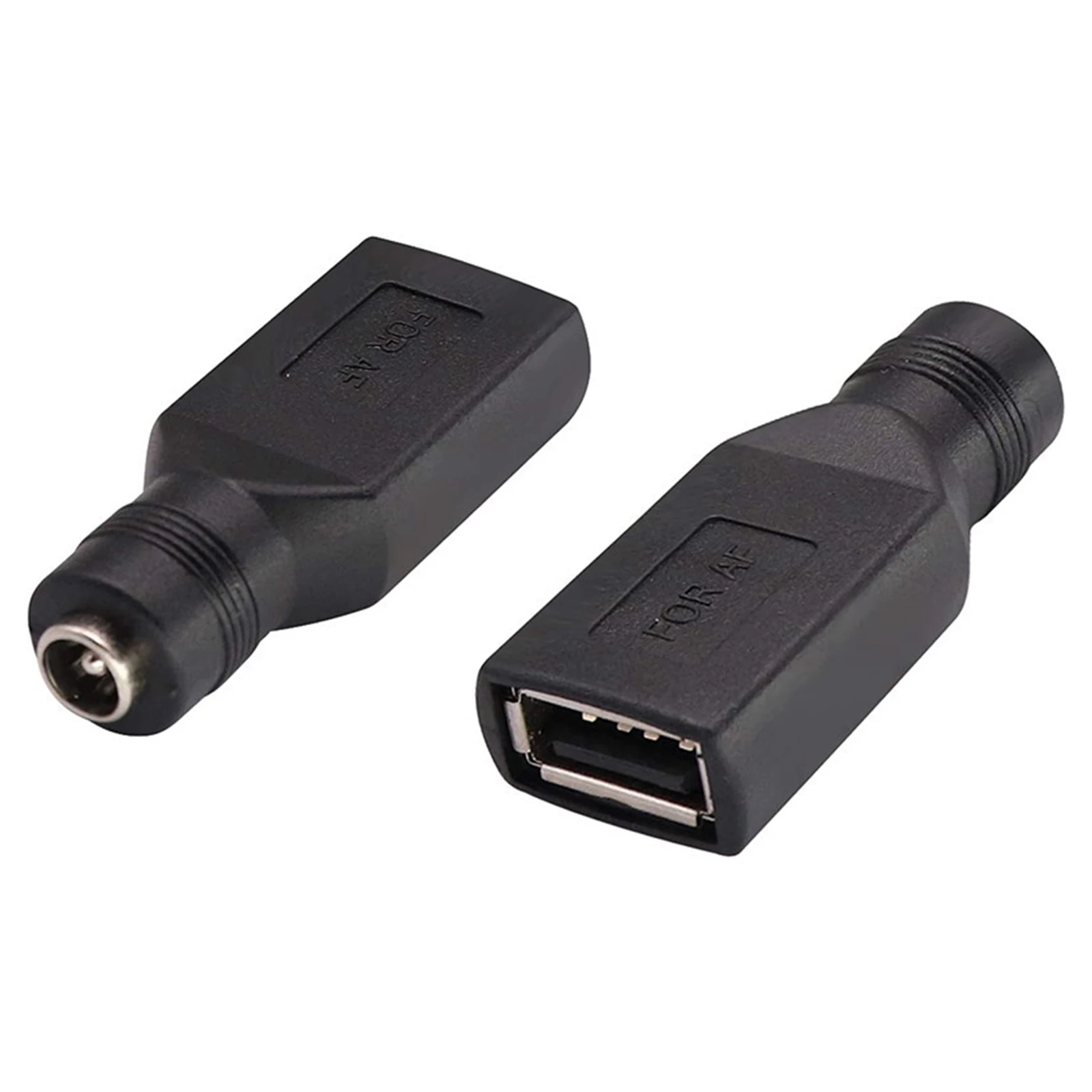 

2 шт., адаптер питания с гнездом 5,5x2,1 мм на гнездо USB 2,0