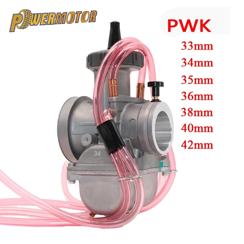 

Motorcycle PWK 33 34 35 36 38 40 42mm Carburetor For KEIHIN 2T 4T Scooters Dirt Bike ATV with Power Jet Used 250CC-400CC Engine