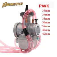 motorcycle pwk 33 34 35 36 38 40 42mm carburetor for keihin 2t 4t scooters dirt bike atv with power jet used 250cc 400cc engine