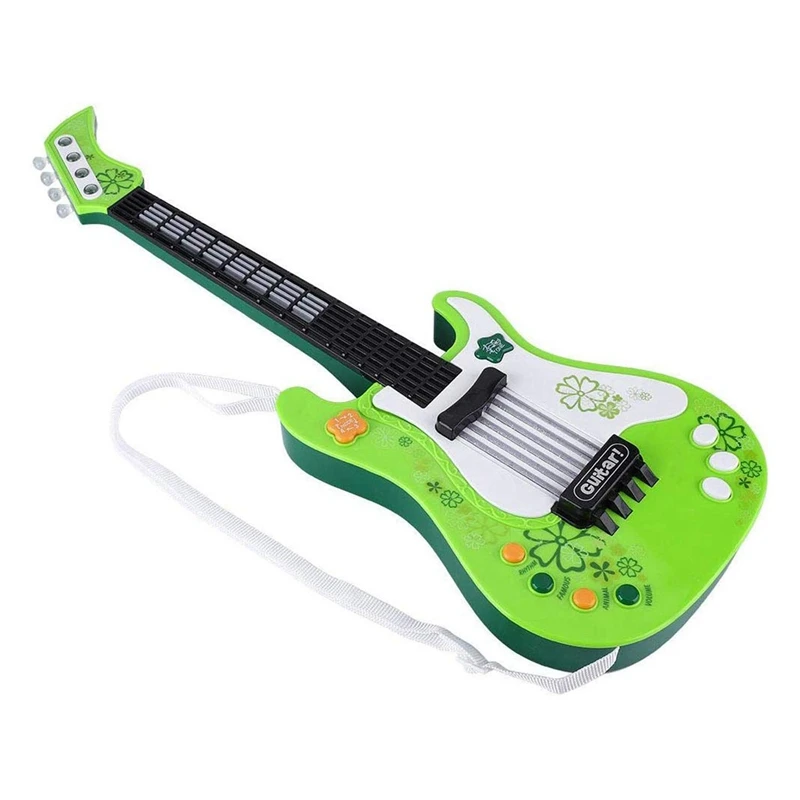 Гитарная игрушка многофункциональная детская бас гитара электрическая