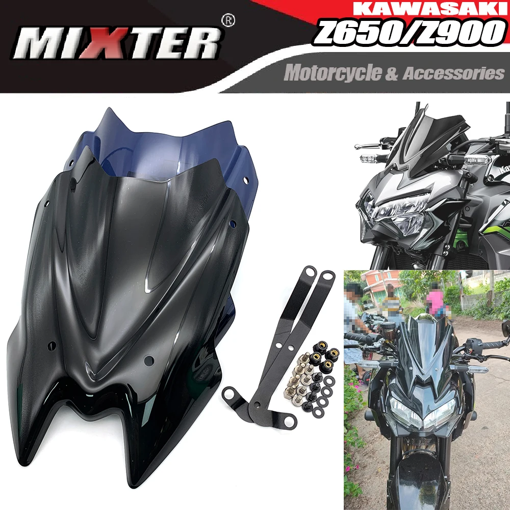 Аксессуары для мотоциклов дефлектор ветрового стекла подходит KAWASAKI Z650 Z-650 Z 650 Z900