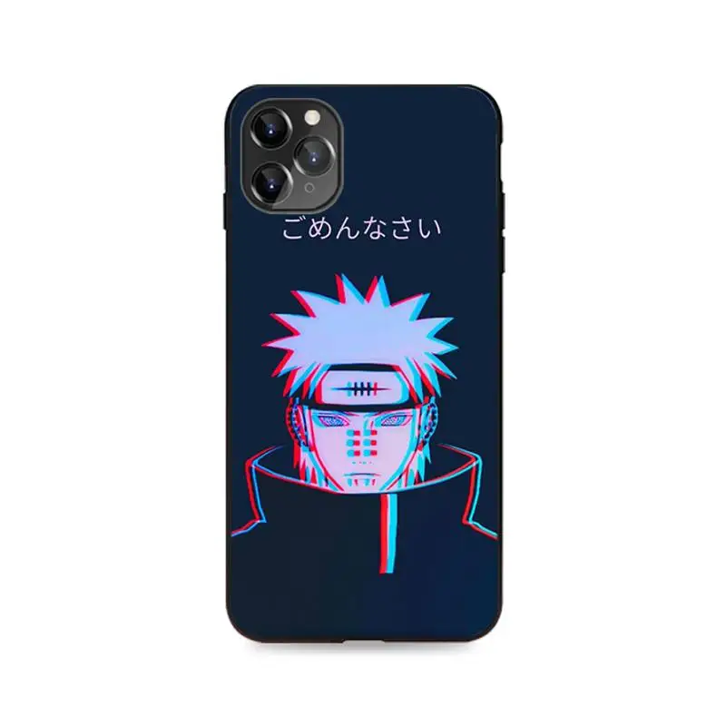 FHNBLJ Hokage Naruto Kakashi Japanese anime Soft Phone Case Capa For iPhone SE2 11 Pro XS MAX XR 8 7 6 Plus 5 5S SE | Мобильные