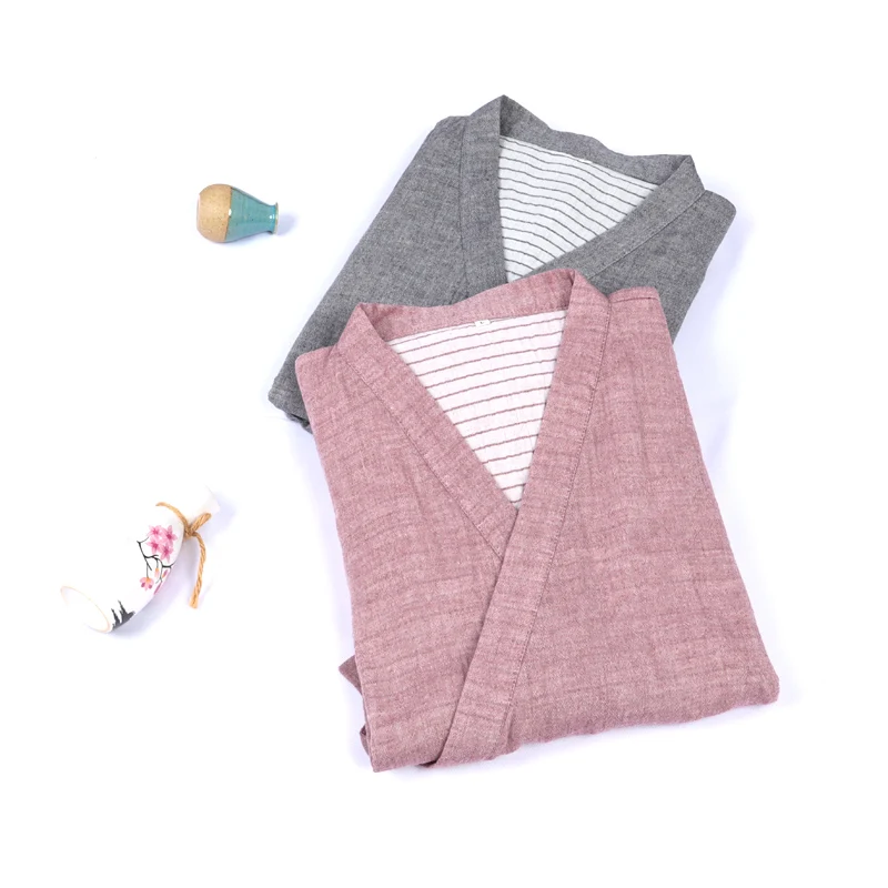 Халат-кимоно мужской в традиционном китайском старинном стиле мягкая свободная