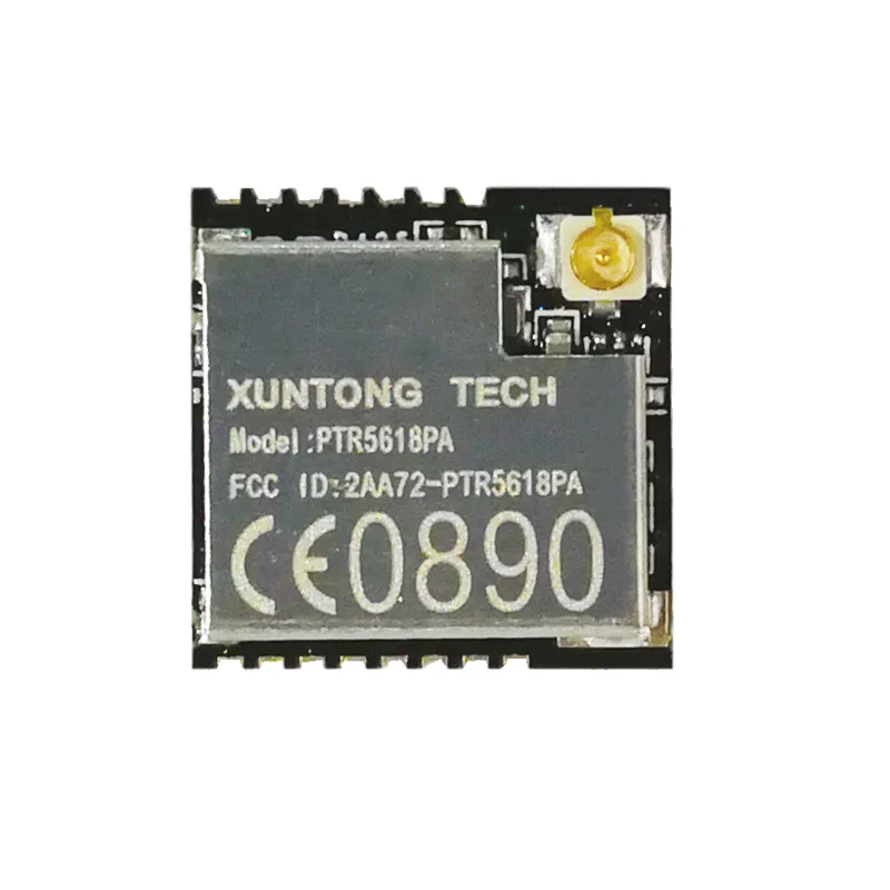 

5 pieces/lot IOT intelligent module IPX extra antenna with PA module 52832 bluetooth transmitter module PTR5618PA XUNTONG