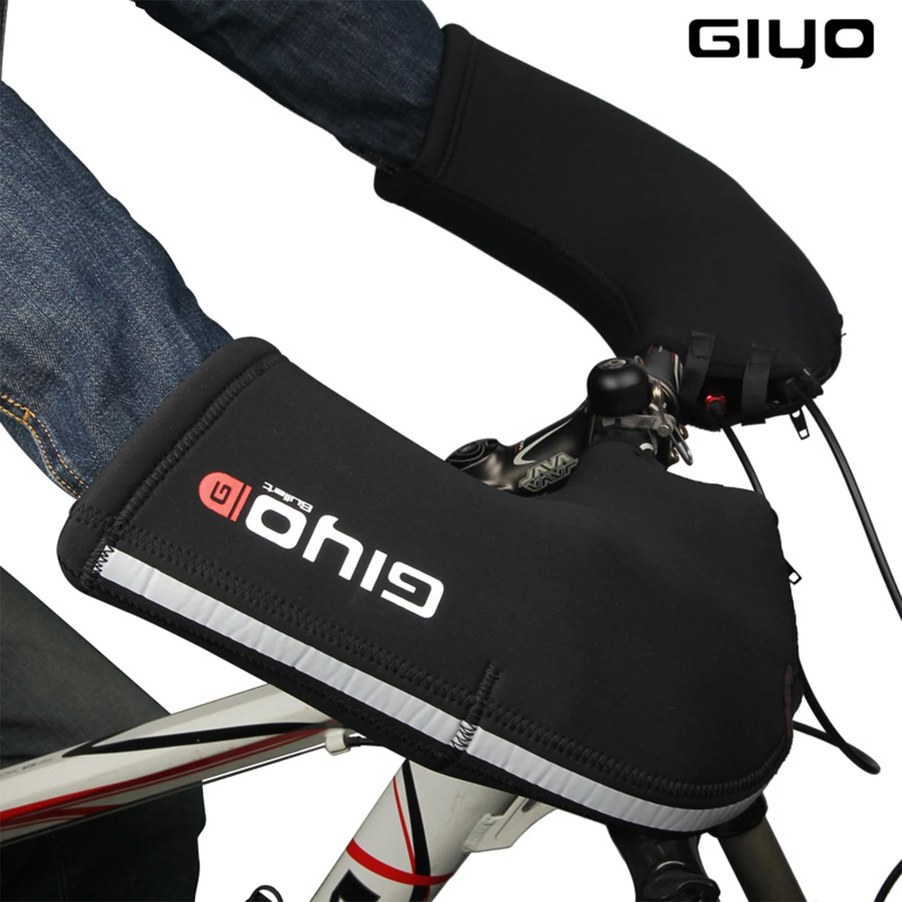 

GIYO Mountain road bike bicycle protective gloves windproof and warm riding hand protection cold-proof glove handle warmer