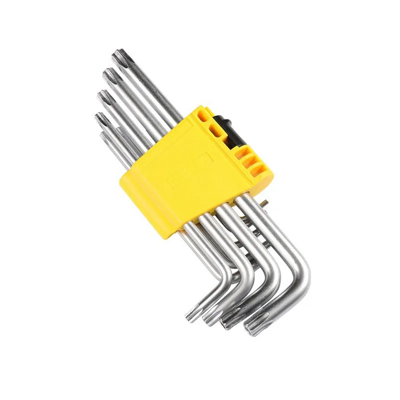 SIJIBOSI 9 шт. T10-50 Звезда Torx для шлица звездочка Набор торцевых гаечных ключей с