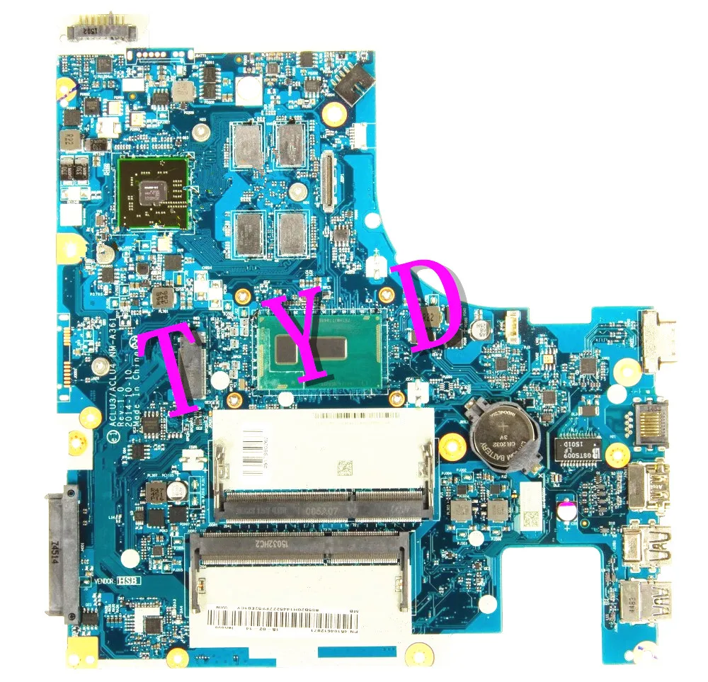 

Оригинальная материнская плата для ноутбука ACLU3/ACLU4 NM-A361 для Lenovo G50-80 DDR3L с зеркальным процессором R5 M330, тест материнской платы с графическим п...