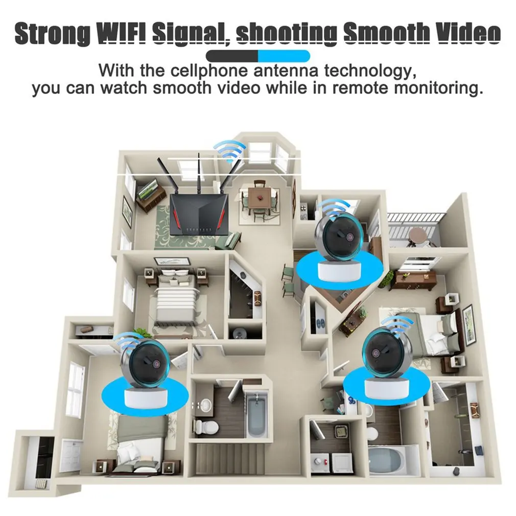 

Graffiti camera indoor camera wifi camera home night vision graffiti smart 1080P