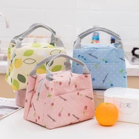 thermal lunch bag women portable insulated cooler bag picnic travel office breakfast bag reusable packed lunch handbag