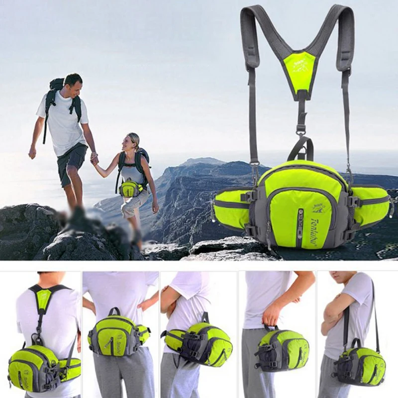 

Multi Function Running Waist Bag Bicycle Water Bottle Bag Travel Camera Bag