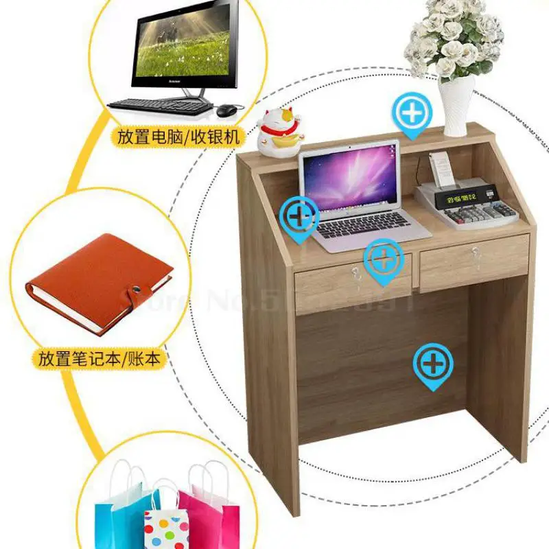 Простой современный Кассир для супермаркетов барный стол небольшой салон