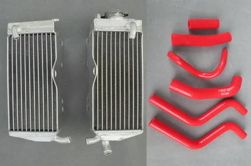 L & R алюминиевый радиатор + силиконовый шланг для Honda CR250 CR250R CR 250 1990 1991 горячая