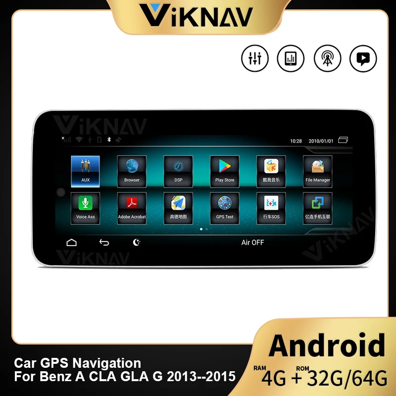 

Car radio GPS navigation player Android for Benz A CLA GLA G 2013 2014 2015 NTG4.5 Multimedia Player Stereo Head Unit Auto Radio