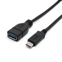 1m 3ft usb3 1 usb c otg cable type c male to usb3 0 female data adapter cable