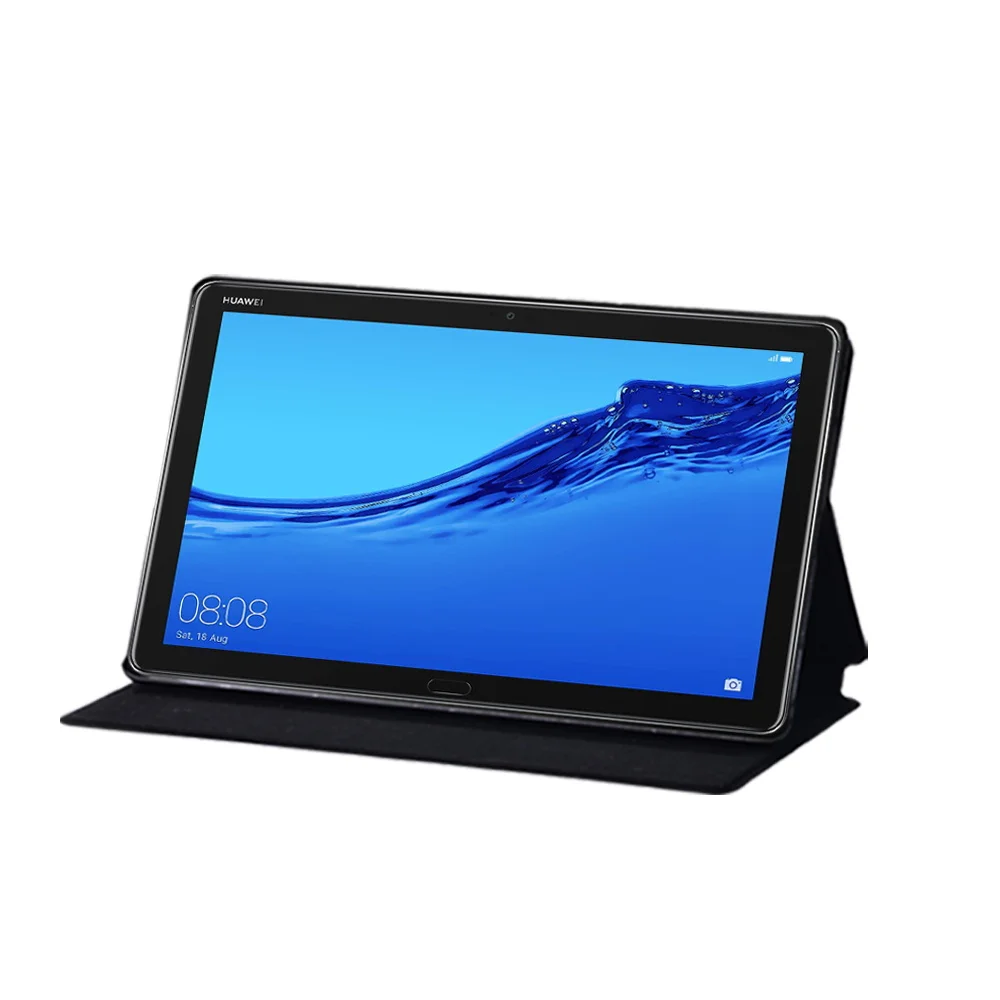 Чехол для Huawei MediaPad M5 Lite 10 1 дюйма/M5 8 дюйма черный чехол-книжка из искусственной