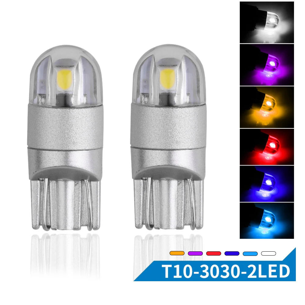 СВЕТОДИОДНЫЙ Автомобильный светильник T10 3030 2SMD 1 шт. ширина двери автомобиля