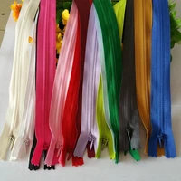 20pcs can choose the colors invisible zipper 50cm material for sewinggarment accessorieshigh intensity cushion zipper no3