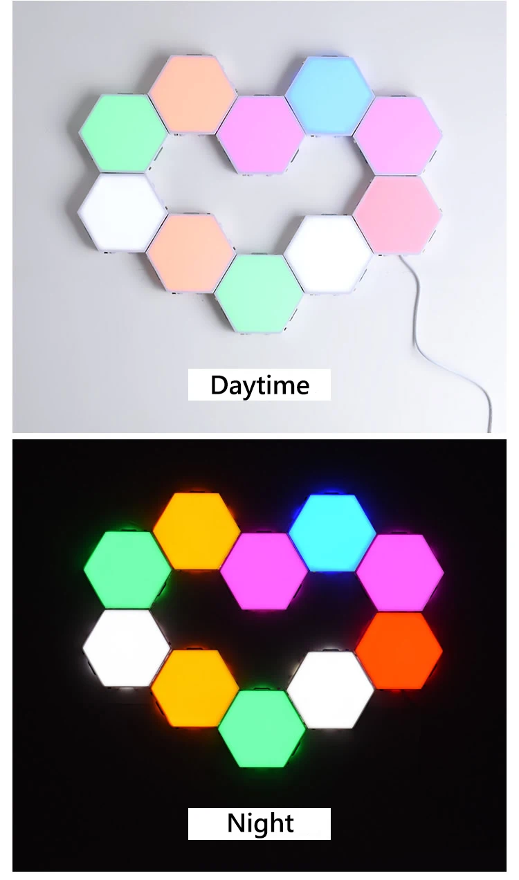 Светодиодсветодиодный RGB сенсорная Ночная лампа современный ночсветильник с