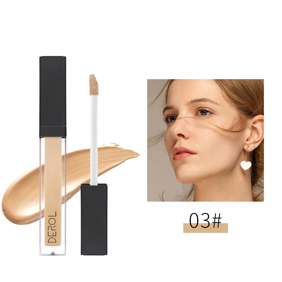 

Concealer Isolate Cover Dark Circles Acne Marks And Spots Natural Nude Makeup Foundation Concealer Liquid