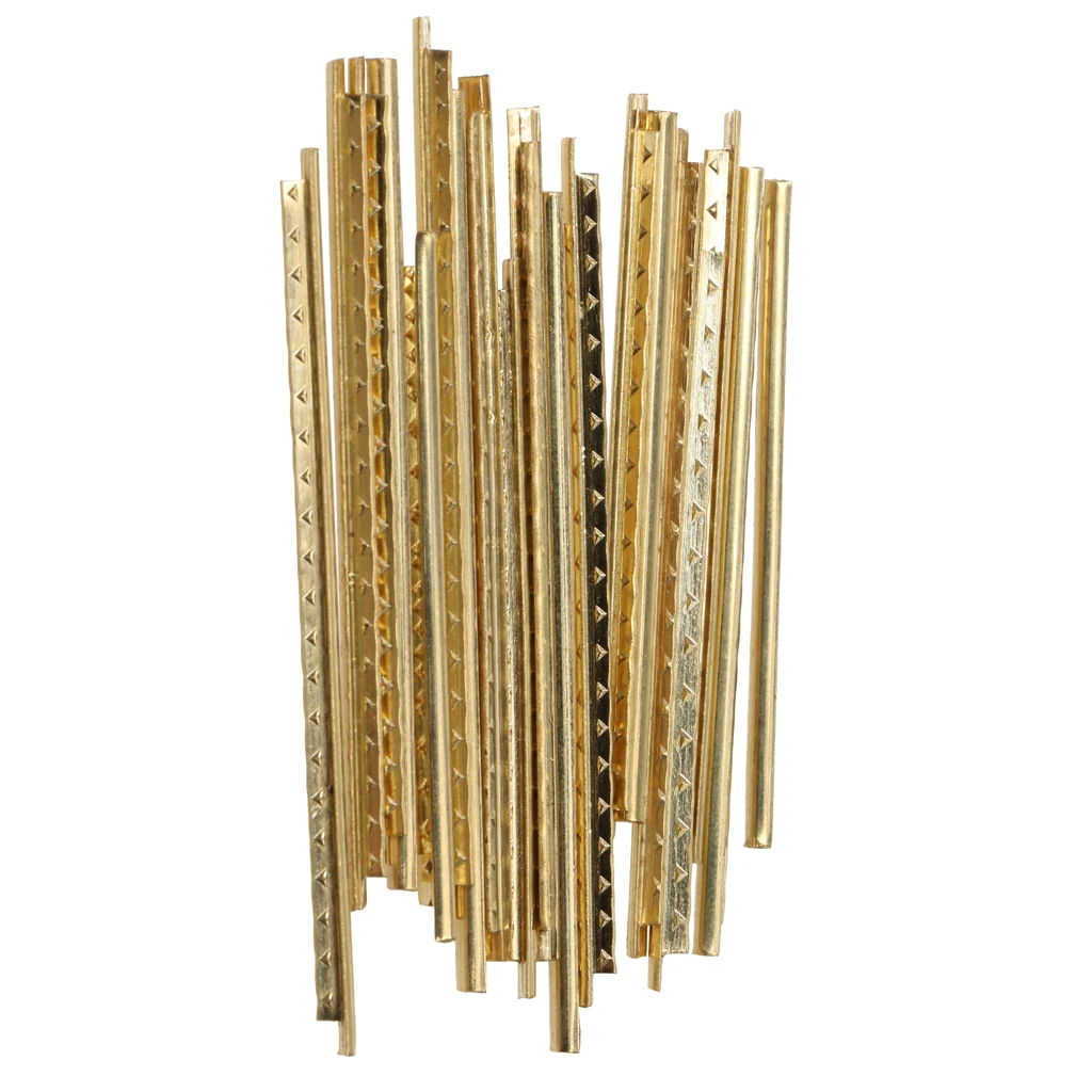 

19Pcs Brass Fret Wire Fretwires Precut Fret 2 .