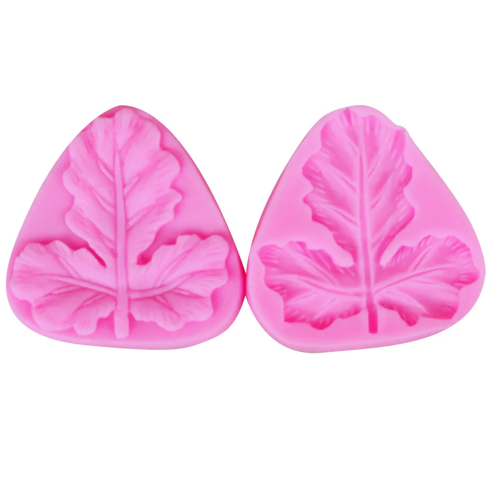 

Leaf new 3D factory direct fondant silicone mold DIY baking cake decoration tool