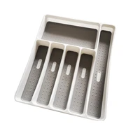kitchen organizer cutlery drawer tray utensil tableware separation storage box container plastic rack holder for spoon fork knif