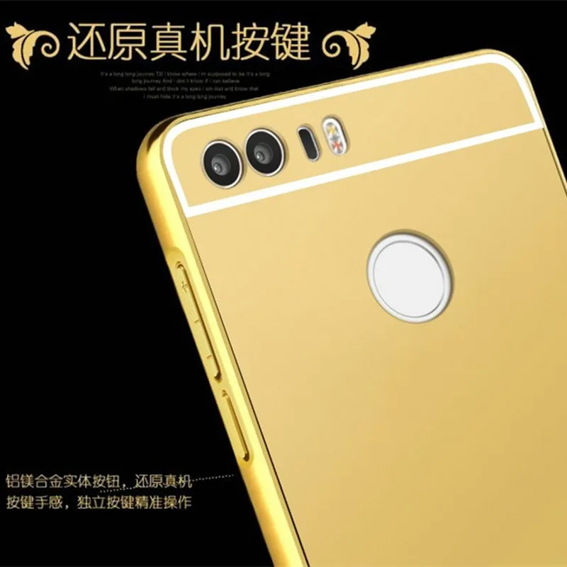 Чехол для телефона coque Huawei honor 8 чехол Honor8 зеркальный задней панели Honor чехлы с
