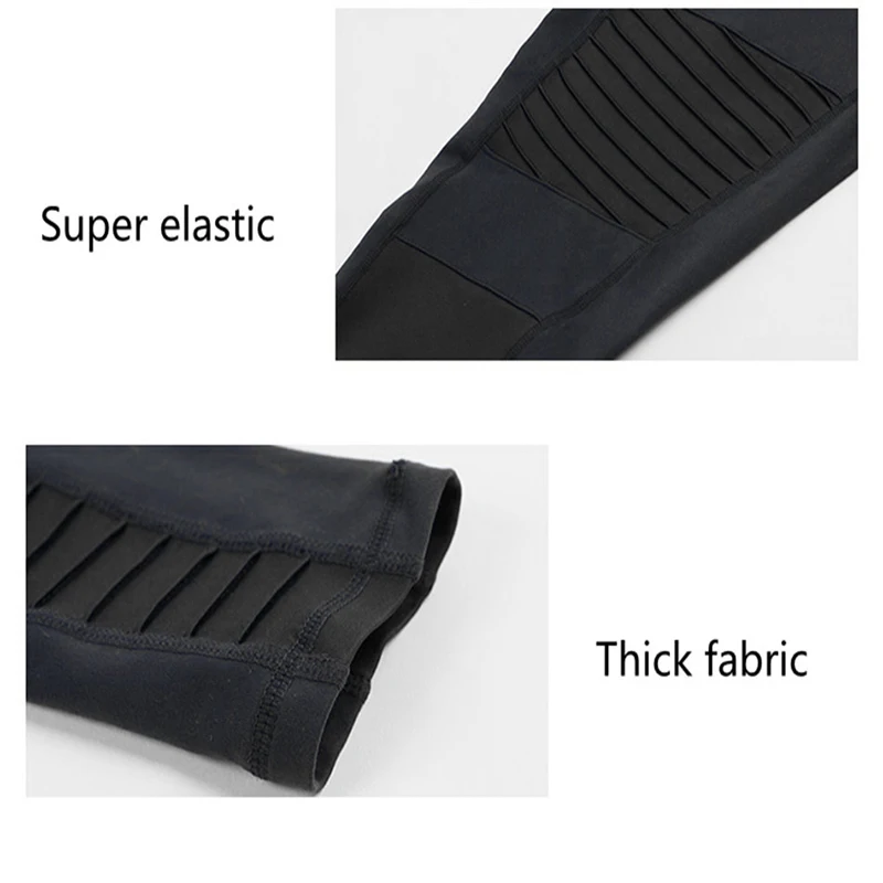 Женские штаны для йоги с эластичным поясом и сетчатыми вставками мотобрюки