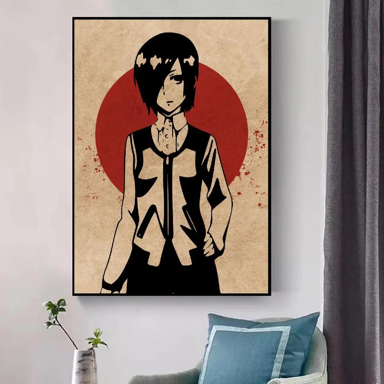 Тоука Токийский Гуль аниме Искусство Холст плакат печать домашний Декор стены