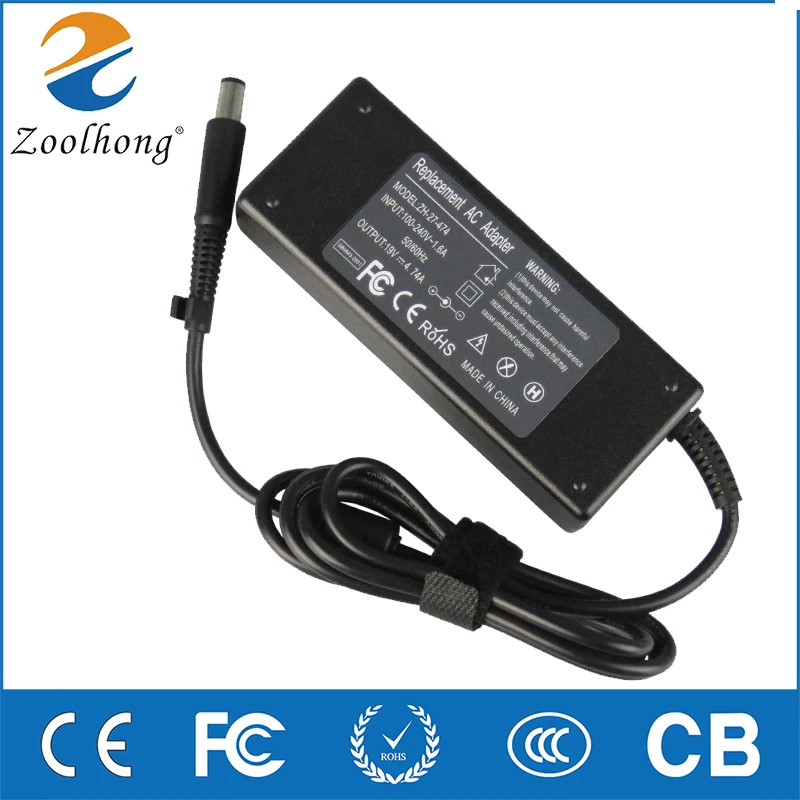 Для hp 6535 s, 6570b, 6530 s, 6930 p, 6530b, ProBook 430 G1 19V 4.74A 7,4*5,0 адаптер переменного тока для ноутбуков ноутбук блок питания для hp Pavilion