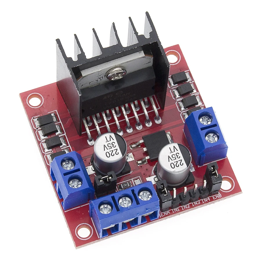 Модуль платы драйвера L298N L298 шаговый двигатель умный автомобиль робот макетная