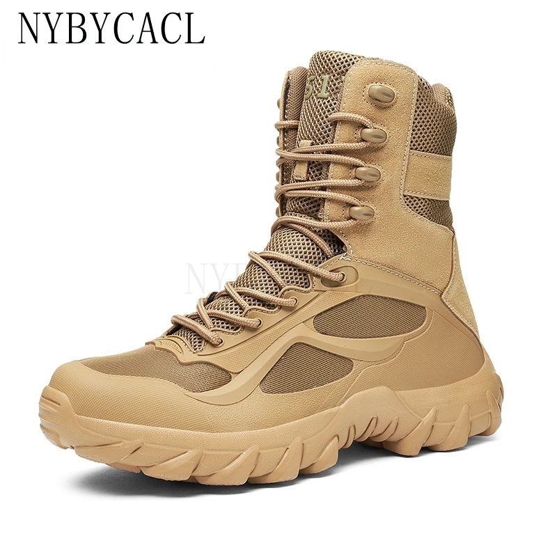 

Outdoor Super Light Military Skill Boots High Quality Snow Boots Lace-up Anti-slip Mountaineering Boots Large Size 45 46 47 48