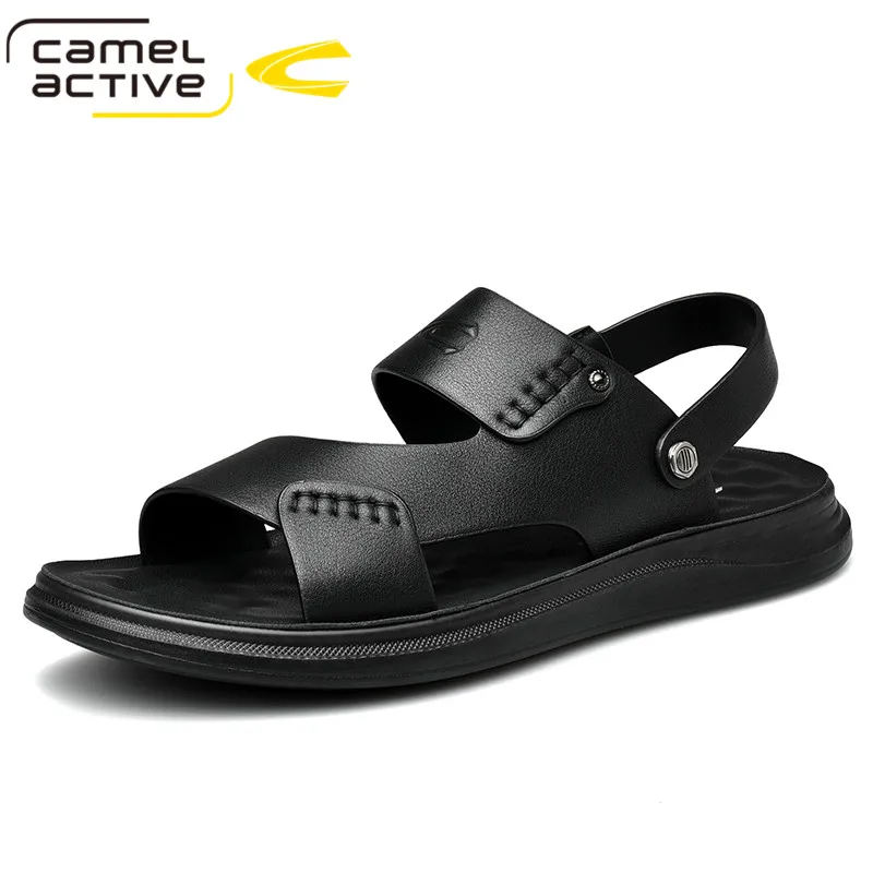 Мужские сандалии Camel Active из натуральной кожи летняя обувь Пляжная повседневная
