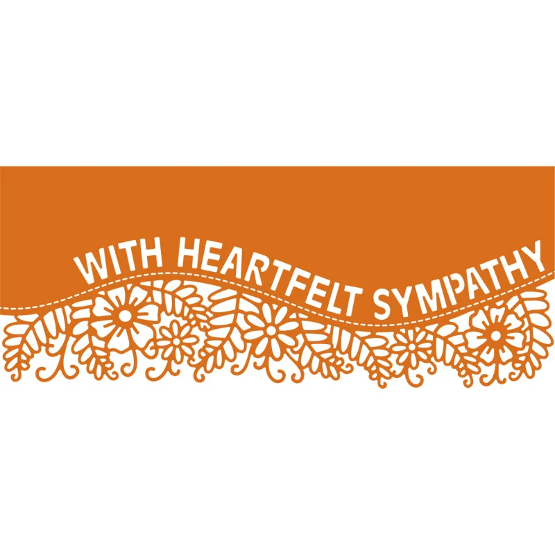 

2021 Greetings Border Metal Cutting Dies 62*221 MM Diy Scrapbooking Photo Album Decorative Embossing PaperCard Crafts Mold