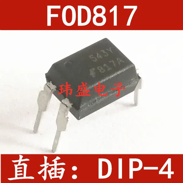 

Бесплатная доставка 10 шт./лот FOD817A DIP-4 FOD817 B C D FOD817