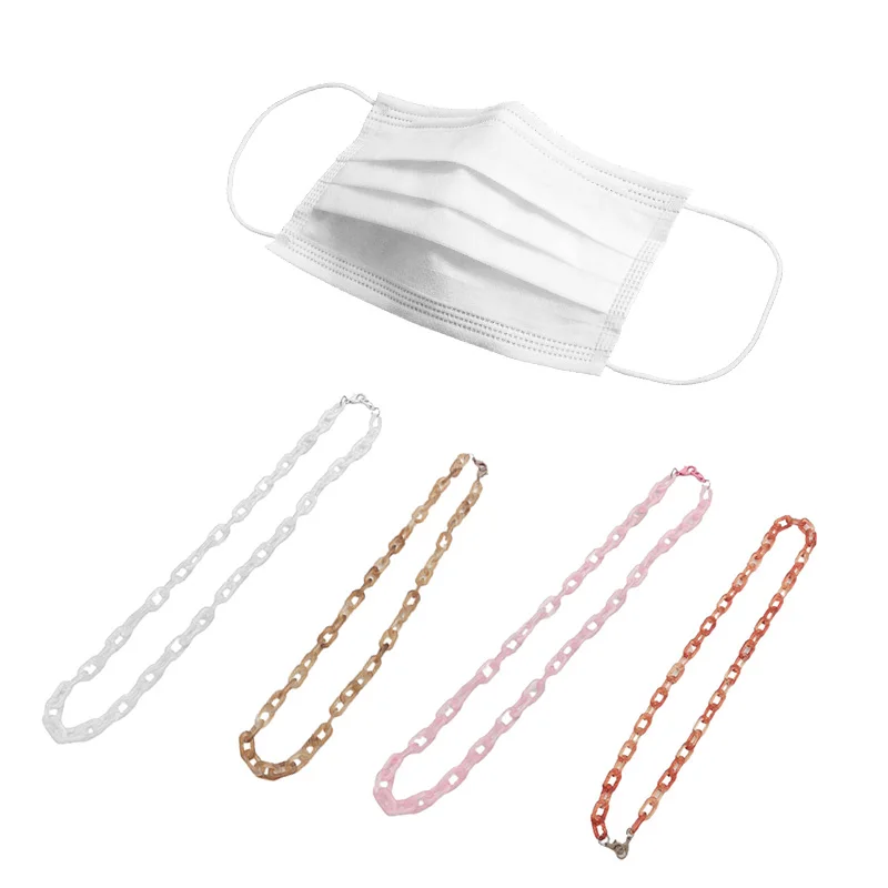 

1pc Mask Hanging Lanyard Acrylic Mask Glasses Lanyard Adjustable Neck Cord Glasses Straps Sunglasses String Lanyard Candy