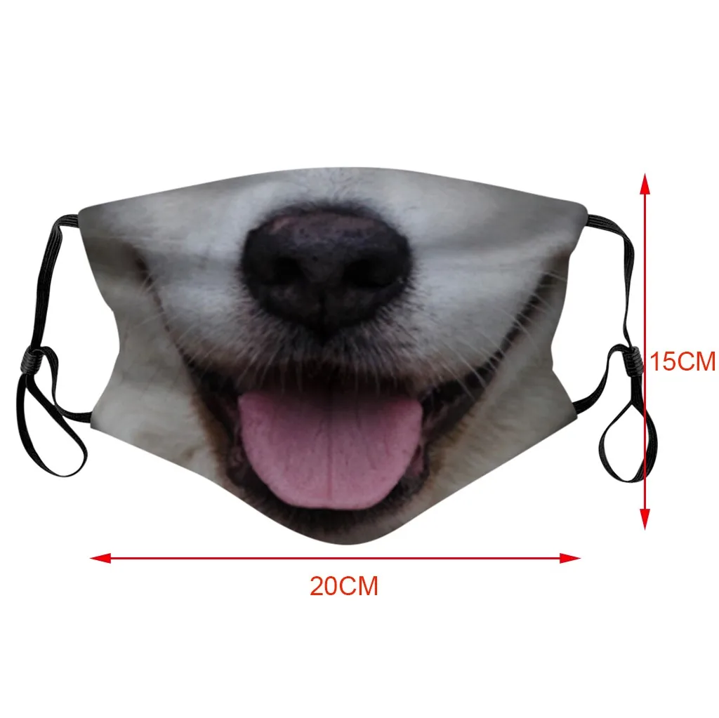 

Funny Face Printed Face Mask Adjtable Windproof Reable Masks Masques Faciaux Unisex Headband Mascarillas