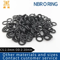 rubber ring black nbr sealing o ring cs2 0mm od6789101113141272829303132333435mm o ring seal gasket ring washer