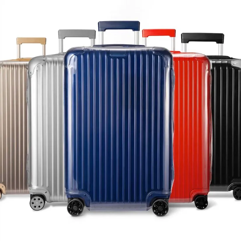 

Заказная ПВХ защитная крышка для багажника Rimowa чемодан тележка защитная кожа с застежкой-молнией водонепроницаемая защита от царапин