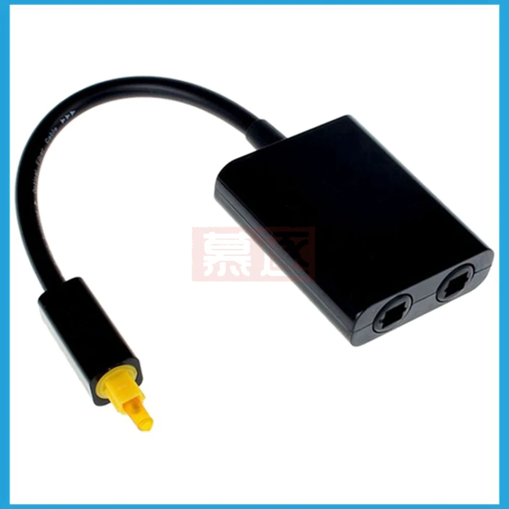 Цифровой SPDIF оптический аудио сплиттер 2 Way разделитель Toslink адаптер 1 вход выход