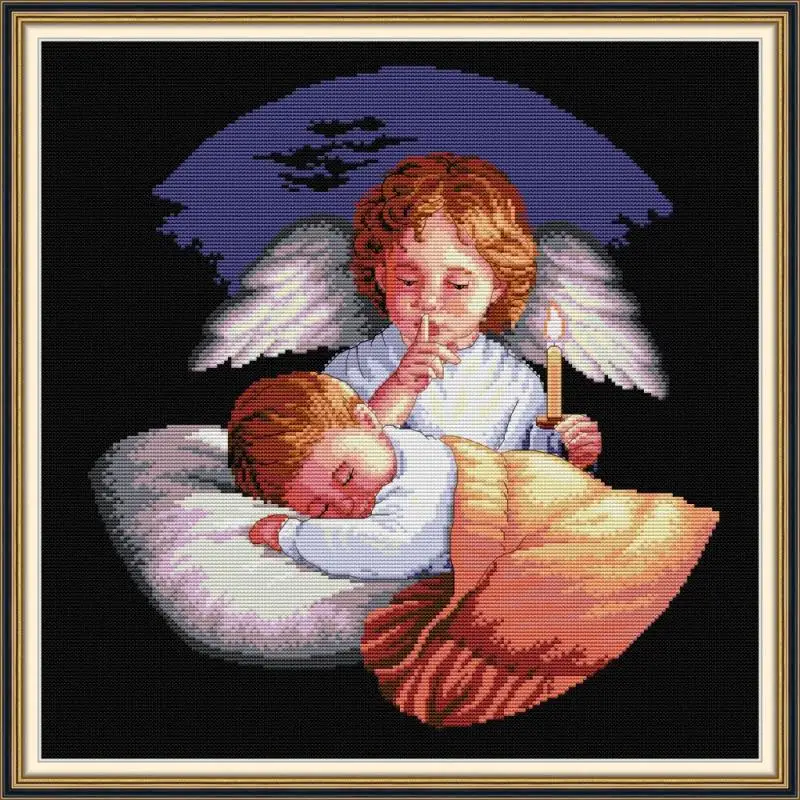 Набор для вышивки крестиком Angel Guardian Baby Sleep 11CT14CT ручная вышивка домашнее