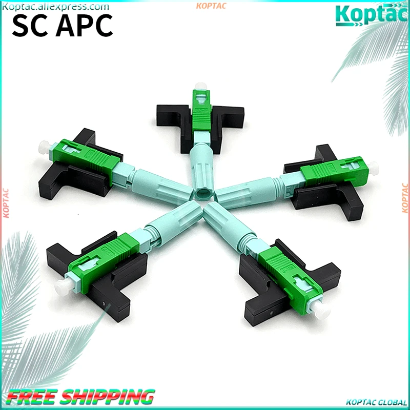 Акция SC APC 58 мм SM одномодовый оптический соединитель FTTH инструмент холодного