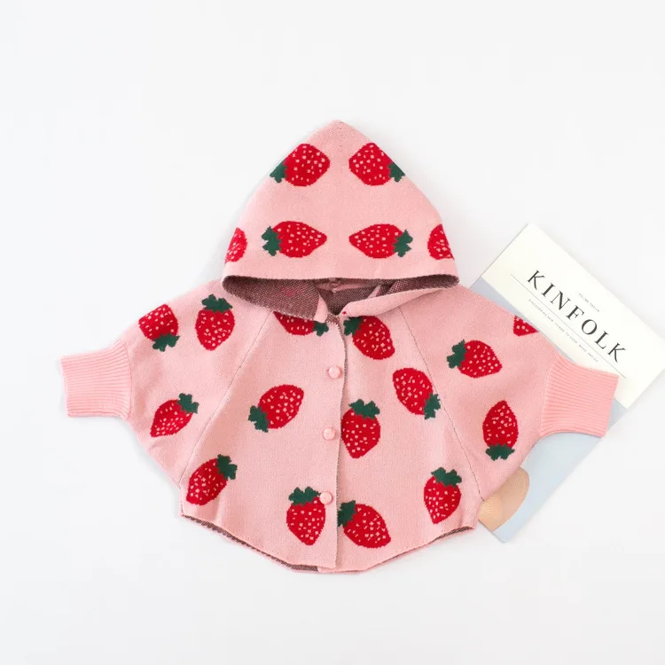 Детский мультяшный свитер Осень-зима 2020 накидка с длинным рукавом для девочек