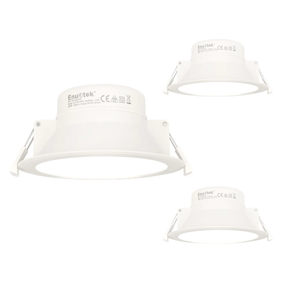 Встраиваемые светодиодные потолочные светильники 14 Вт холодный белый свет 5000K