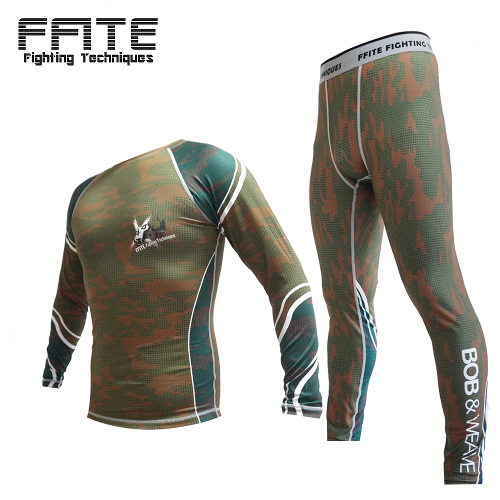 Jersey and Pants Набор кикбоксинга компрессионные колготки Джерси Брюки BJJ Рашгард ММА для мужчин обтягивающие брюки Муай Тай - Цвет: Jersey and Pants