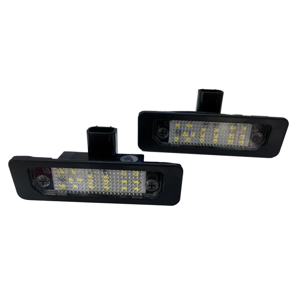 2 шт. авто светодиодный фонарь яркий задний номерной знак запчасти без ошибок