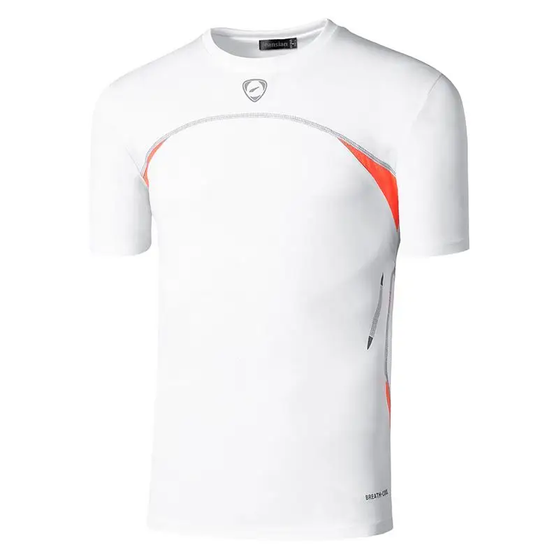 Мужская Спортивная Футболка jeansian футболка топы для бега тренажерного зала