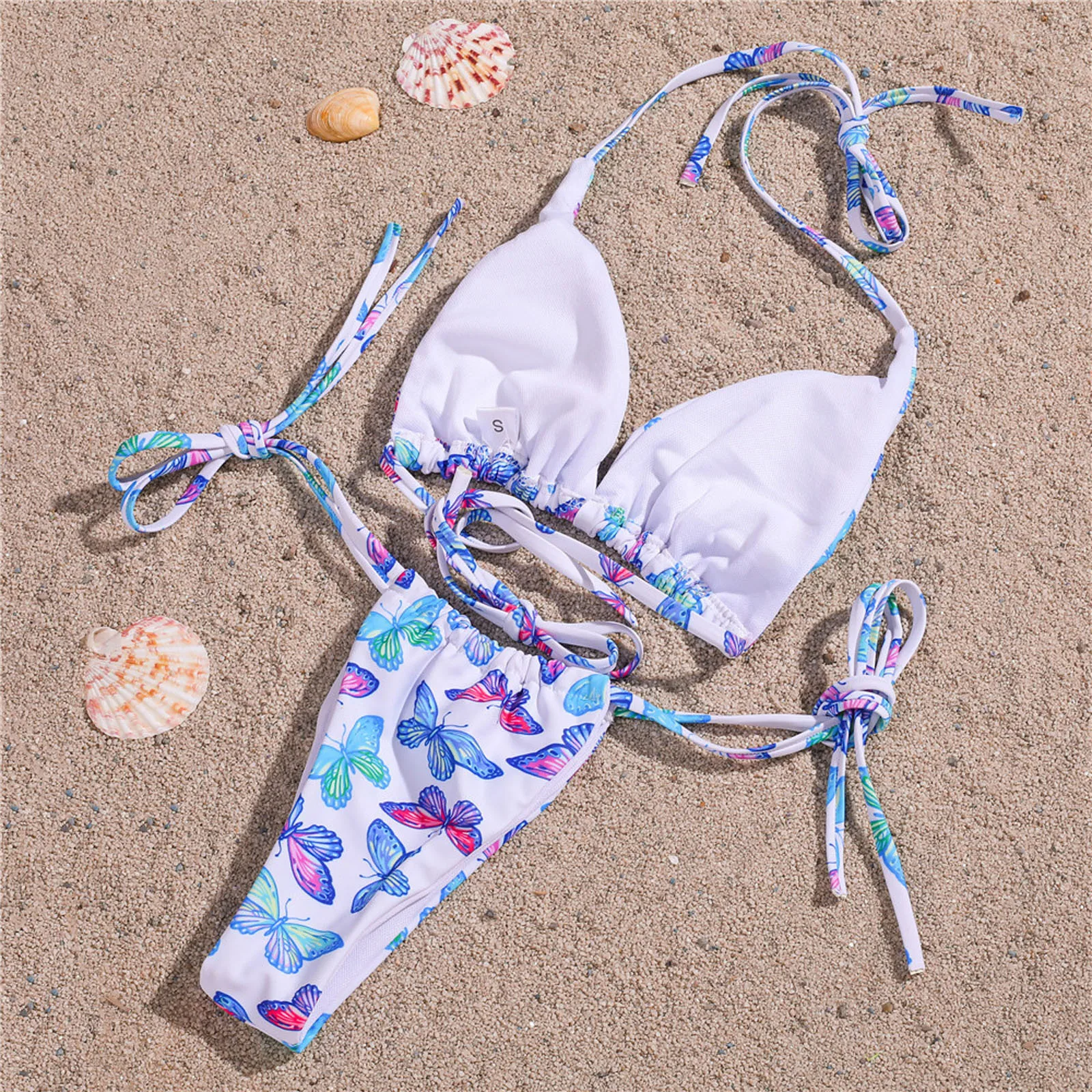 

Swimwear Women Bandeau Bandage Bikini Set Push-Up Brazilian Swimwear Beachwear Swimsuit swimsuit Bikinis 2021
