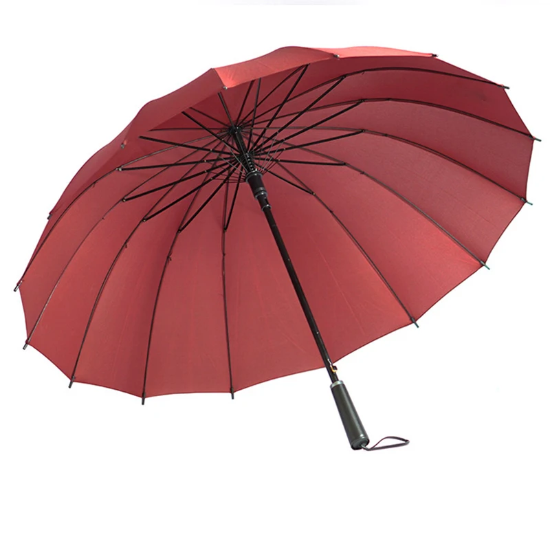 Модный деловой зонт для гольфа 16K мужской ветрозащитный автоматический большой